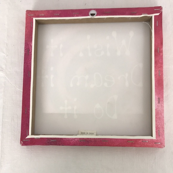 Wish It Dream It Do It Sign Wall Art Decoration - Picture 4 of 9